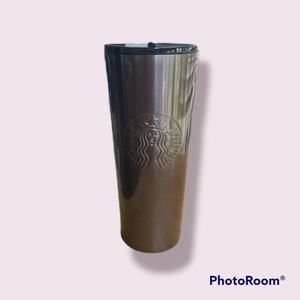 New Starbucks Black Glitter Tumbler Venti